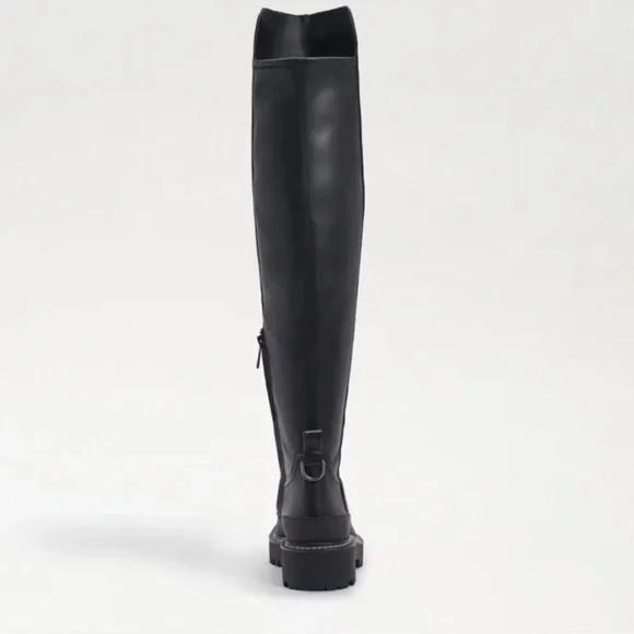 Sam Edelman $225 Women’s Lerue Over The Knee Lug Sole Black Boots Size 6 NWT - Picture 4 of 10